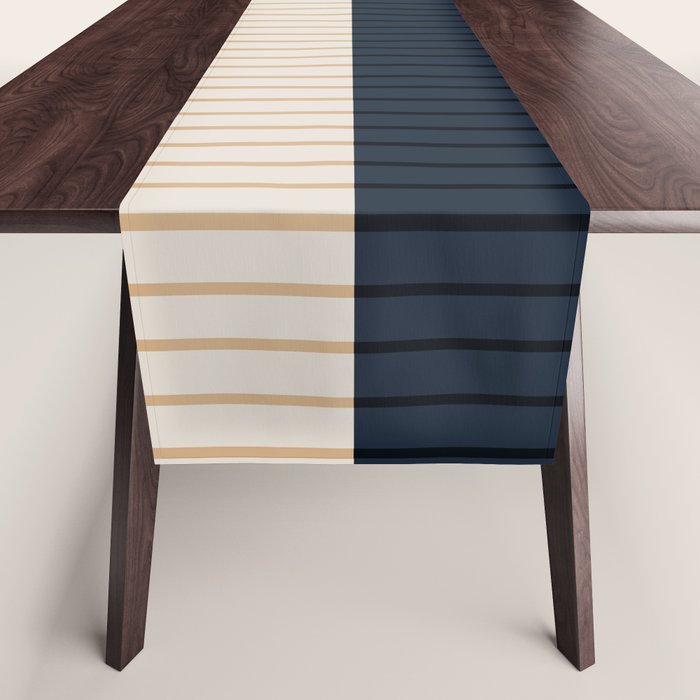 Color Block Lines XLI Table Runner Gallery Image 1