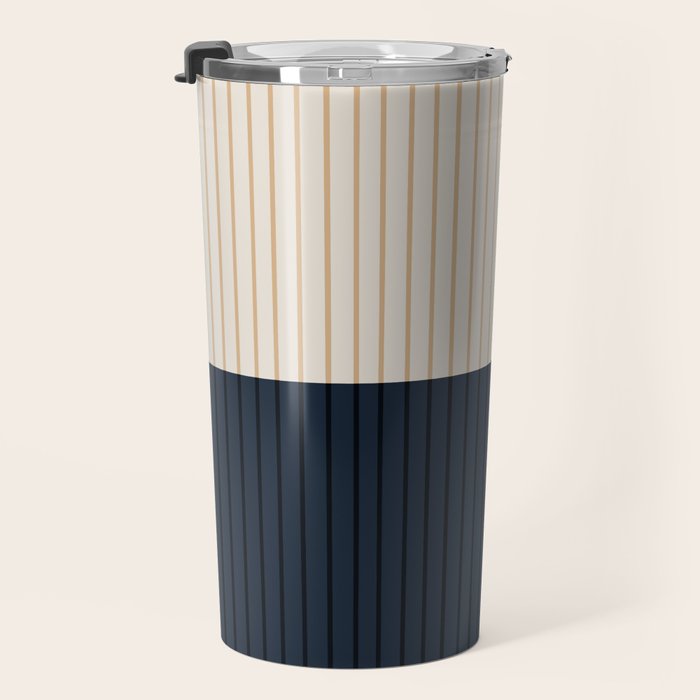 Color Block Lines XLI Travel Mug Gallery Image 3