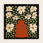 Blooming pottery night    Wood Wall Art Gallery Image 1
