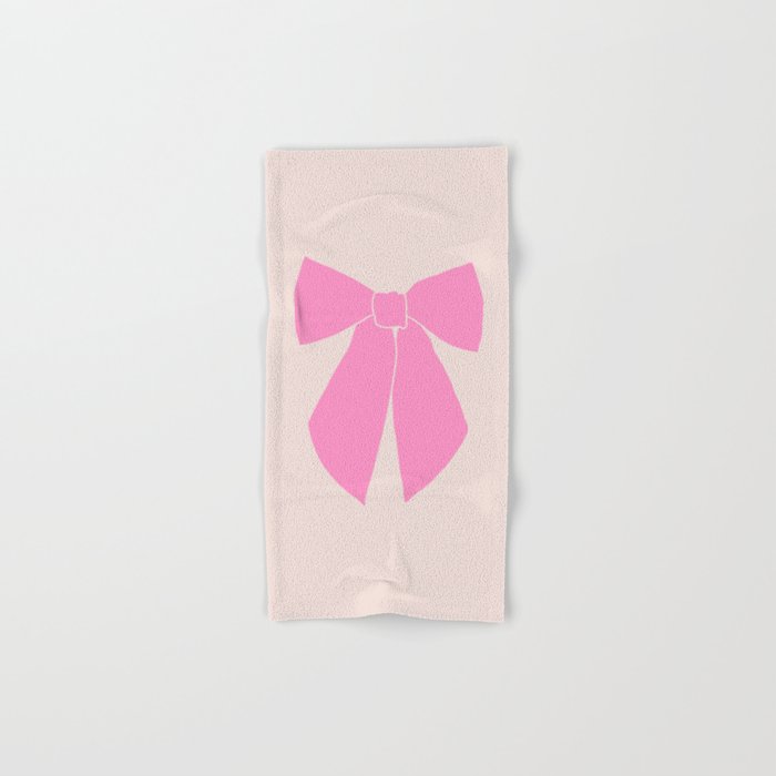 Pink Bow Bath Towel Gallery Image 1