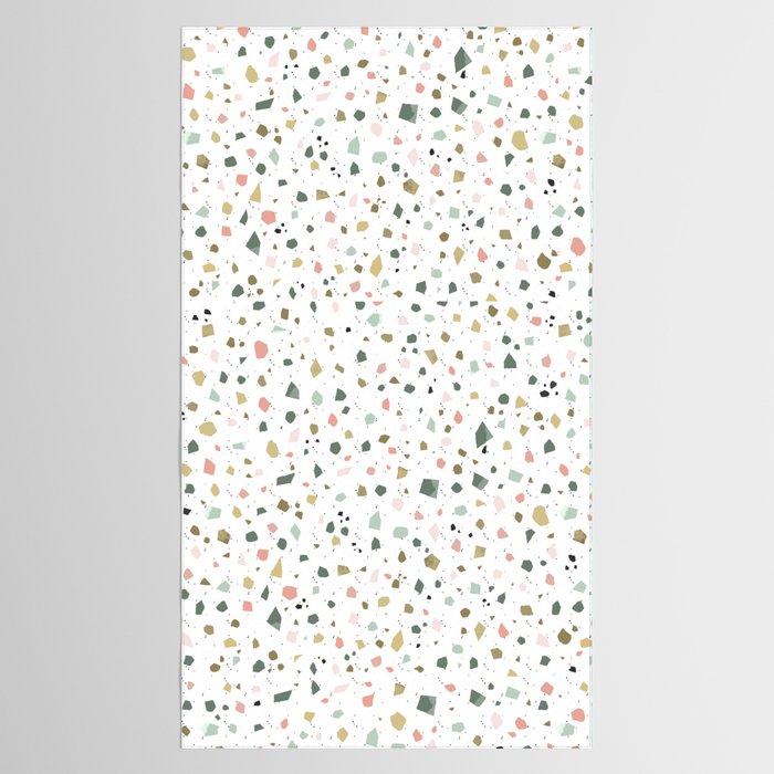 terrazzo stracciatella marble texture decorative pattern Tablecloth Gallery Image 2