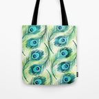 Peacock Tote Bag Gallery Image 1