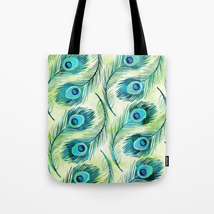 Peacock Tote Bag Gallery Image 1