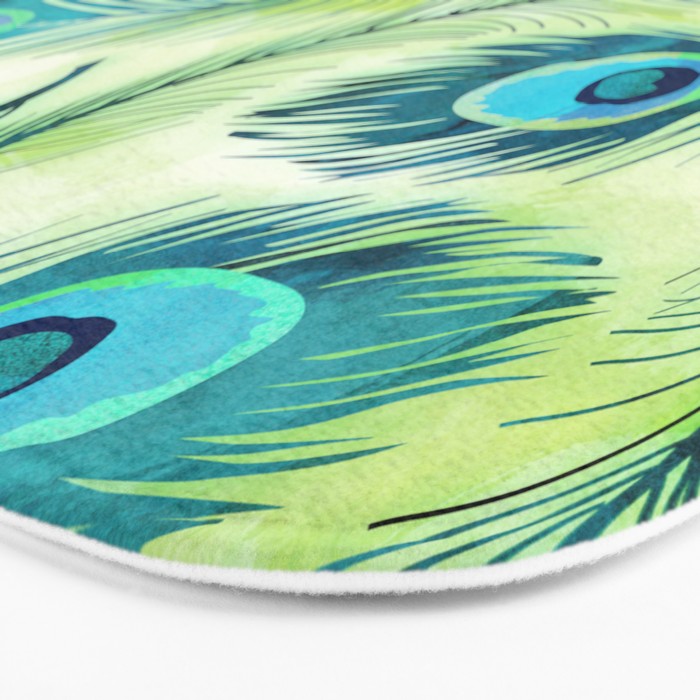 Peacock Bath Mat Gallery Image 3
