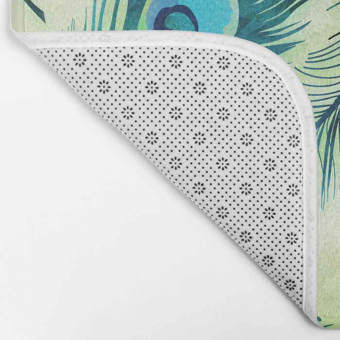 Peacock Bath Mat Gallery Image 2