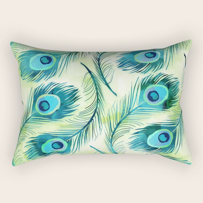 Peacock Rectangular Pillow Gallery Image 2