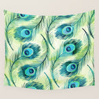 Peacock Wall Tapestry Gallery Image 4