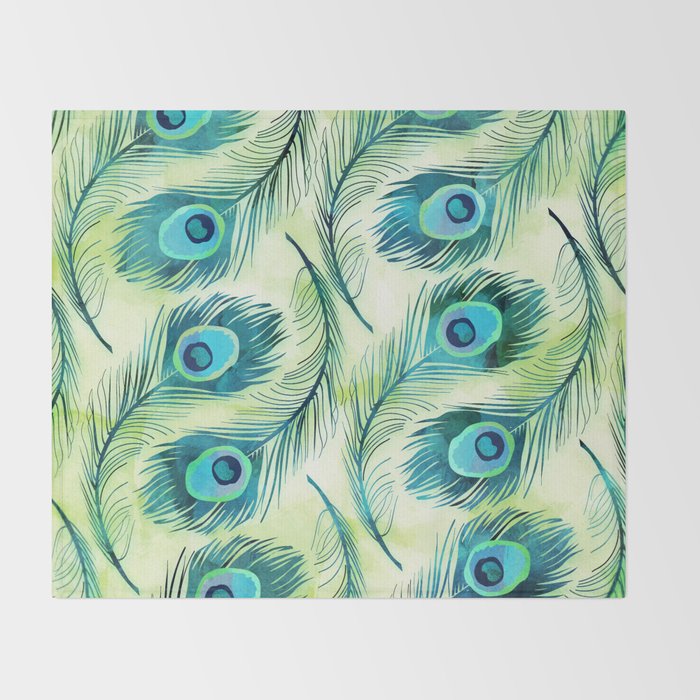 Peacock Throw Blanket Gallery Image 2