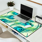 Peacock Desk Mat Gallery Image 2