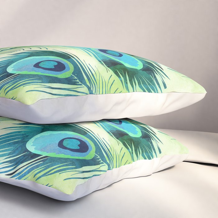 Peacock Pillow Sham Gallery Image 3