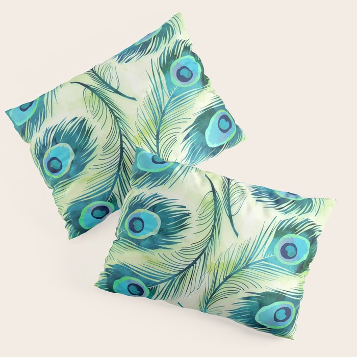 Peacock Pillow Sham Gallery Image 3