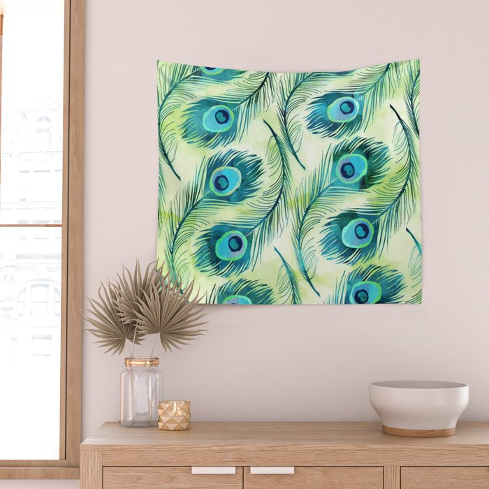 Peacock Wall Tapestry Gallery Image 2