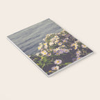autumn asters by the sea - wildflower botanical photograph Notebook Gallery Image 3