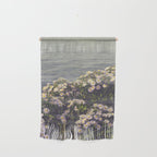 autumn asters by the sea - wildflower botanical photograph Wall Hanging Gallery Image 1