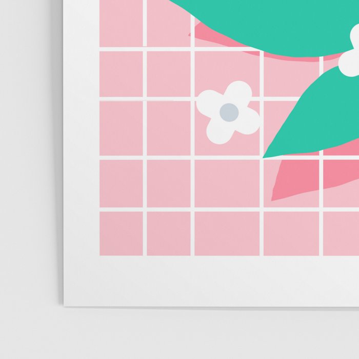 Bodacious - modern abstract minimal 1980s throwback memphis design trendy palm springs art Poster Gallery Image 3
