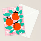 Bodacious - modern abstract minimal 1980s throwback memphis design trendy palm springs art Stationery Card Gallery Image 2
