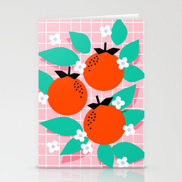 Bodacious - modern abstract minimal 1980s throwback memphis design trendy palm springs art Stationery Card Gallery Image 2