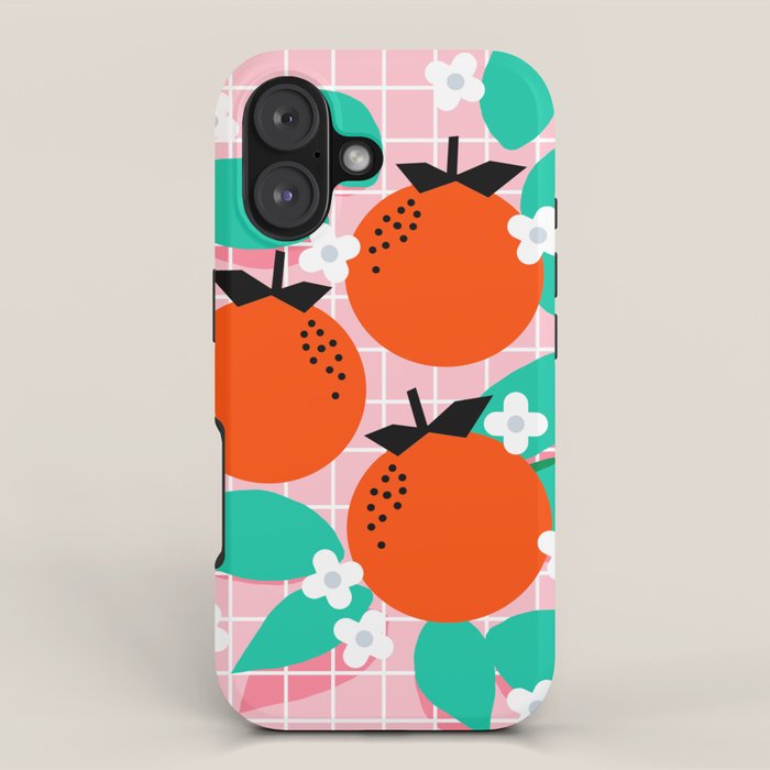 Bodacious - modern abstract minimal 1980s throwback memphis design trendy palm springs art iPhone Case Gallery Image 1
