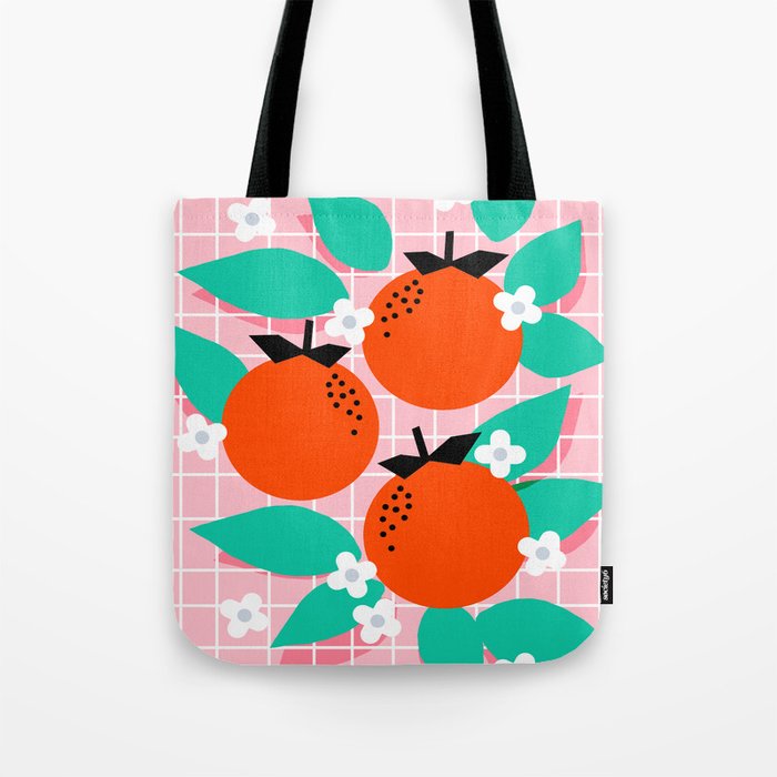 Bodacious - modern abstract minimal 1980s throwback memphis design trendy palm springs art Tote Bag Gallery Image 1