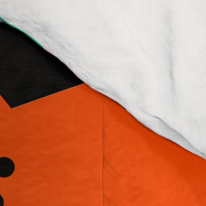 Bodacious - modern abstract minimal 1980s throwback memphis design trendy palm springs art Comforter Gallery Image 4