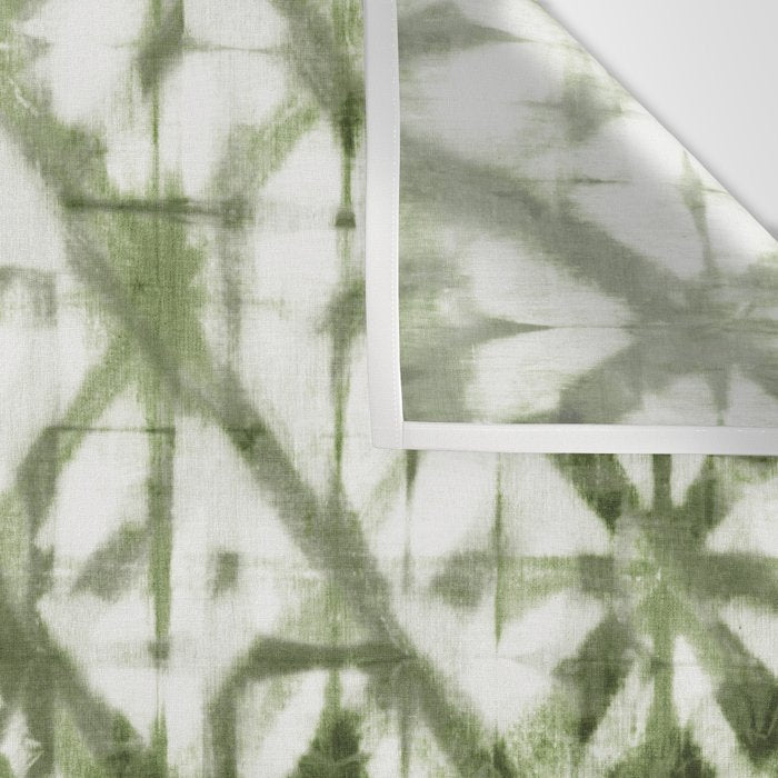 Shibori olive diamond tie dye patetrn Wall Tapestry Gallery Image 3
