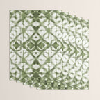 Shibori olive diamond tie dye patetrn Wrapping Paper Gallery Image 3