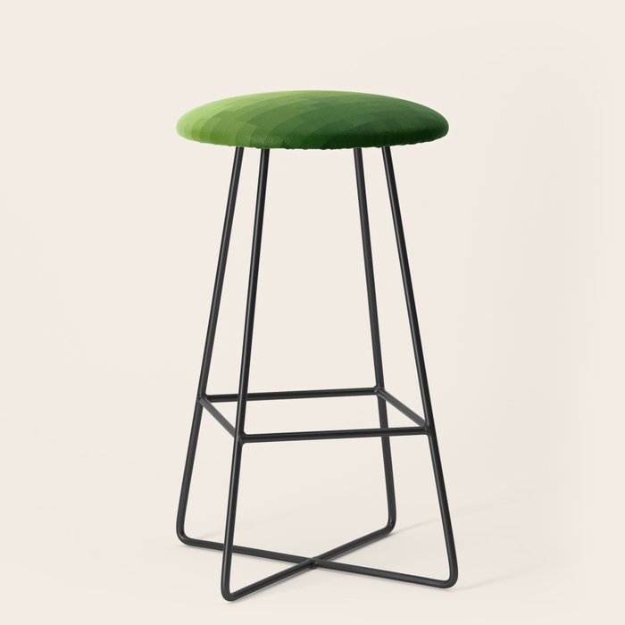 Gradient Pixel Green Stool Gallery Image 1