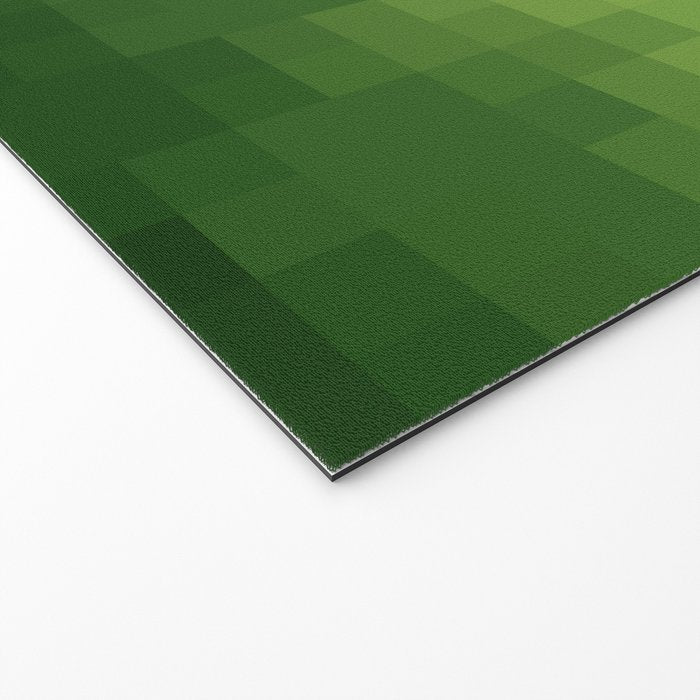 Gradient Pixel Green Welcome Mat Gallery Image 2