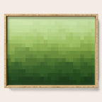 Gradient Pixel Green Serving Tray Gallery Image 1
