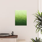 Gradient Pixel Green Poster Gallery Image 2
