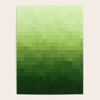 Gradient Pixel Green Poster Gallery Image 4