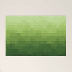 Gradient Pixel Green Welcome Mat Gallery Image 1