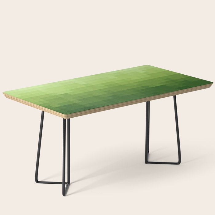 Gradient Pixel Green Coffee Table Gallery Image 1