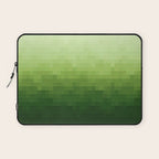 Gradient Pixel Green Laptop Sleeve Gallery Image 1