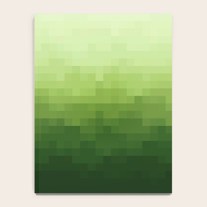 Gradient Pixel Green Notebook Gallery Image 4