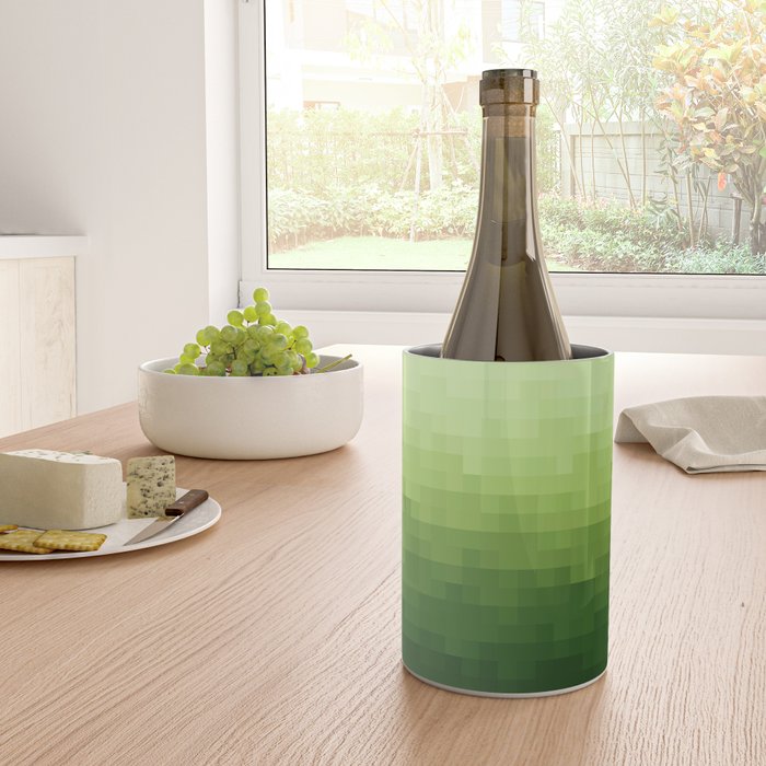 Gradient Pixel Green Wine Chiller Gallery Image 4