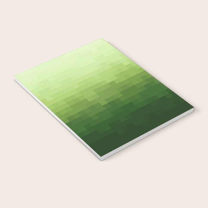 Gradient Pixel Green Notebook Gallery Image 3