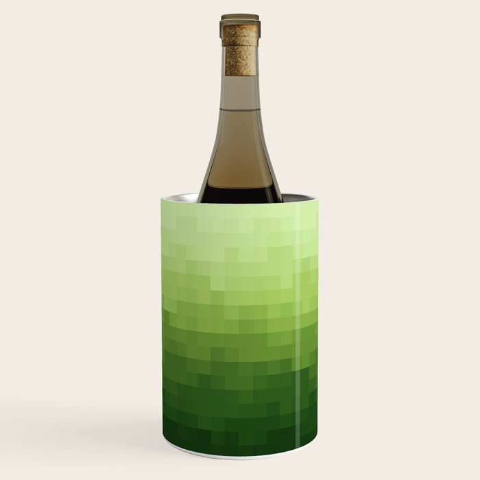 Gradient Pixel Green Wine Chiller Gallery Image 1
