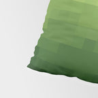 Gradient Pixel Green Pillow Sham Gallery Image 4