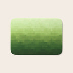 Gradient Pixel Green Bath Mat Gallery Image 1