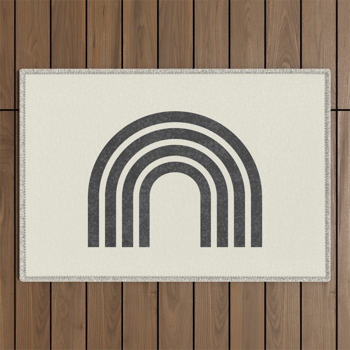 Woodblock arch Outdoor Rug Gallery Image 1