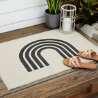 Woodblock arch Outdoor Rug Gallery Image 2
