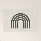 Woodblock arch Welcome Mat Gallery Image 1