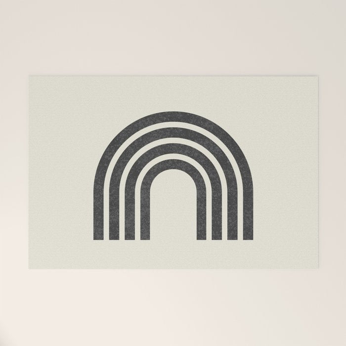 Woodblock arch Welcome Mat Gallery Image 1