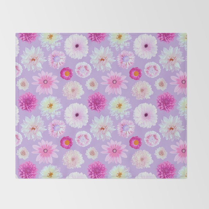 Spring garden party Throw Blanket Gallery Image 2