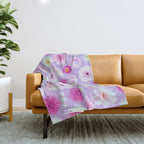 Spring garden party Throw Blanket Gallery Image 1