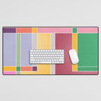 Minimal Geometric Abstraction 71 Desk Mat Gallery Image 1
