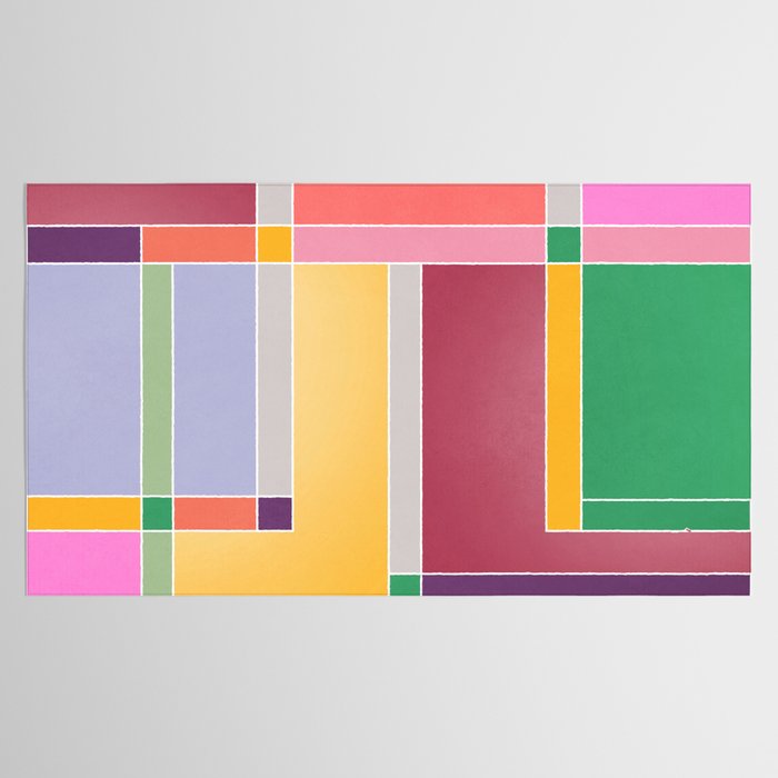 Minimal Geometric Abstraction 71 Tablecloth Gallery Image 2