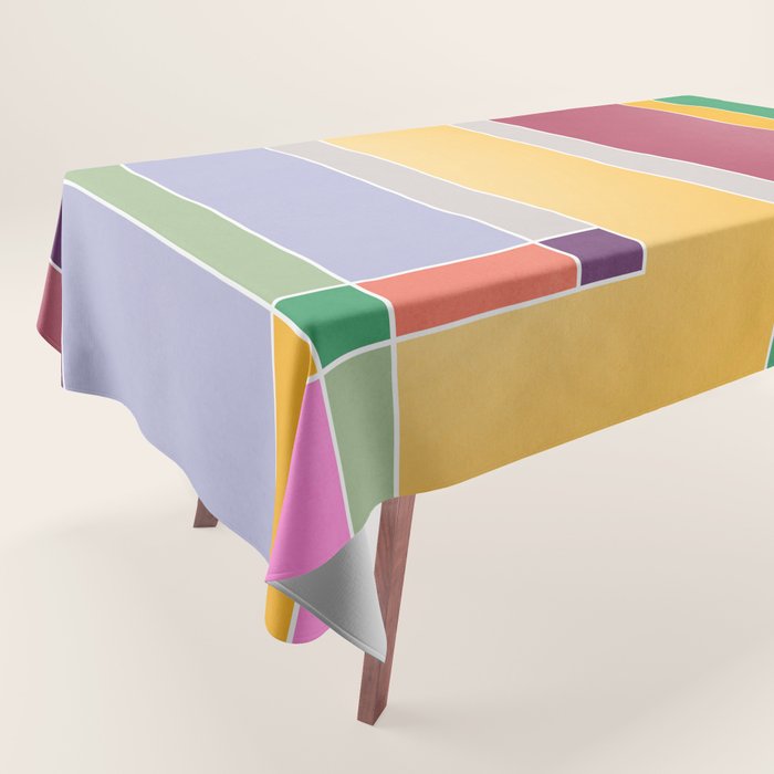Minimal Geometric Abstraction 71 Tablecloth Gallery Image 1