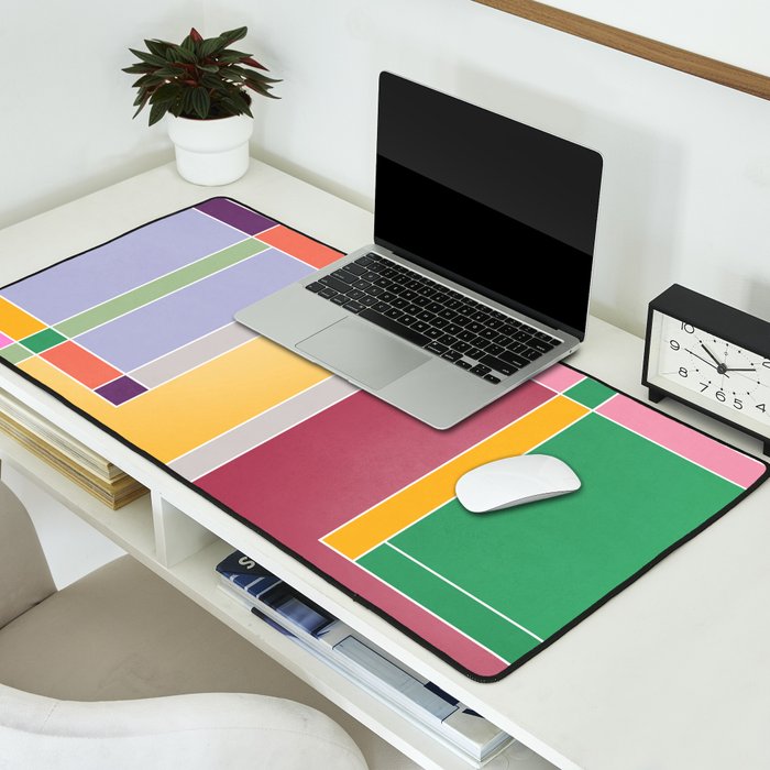 Minimal Geometric Abstraction 71 Desk Mat Gallery Image 2